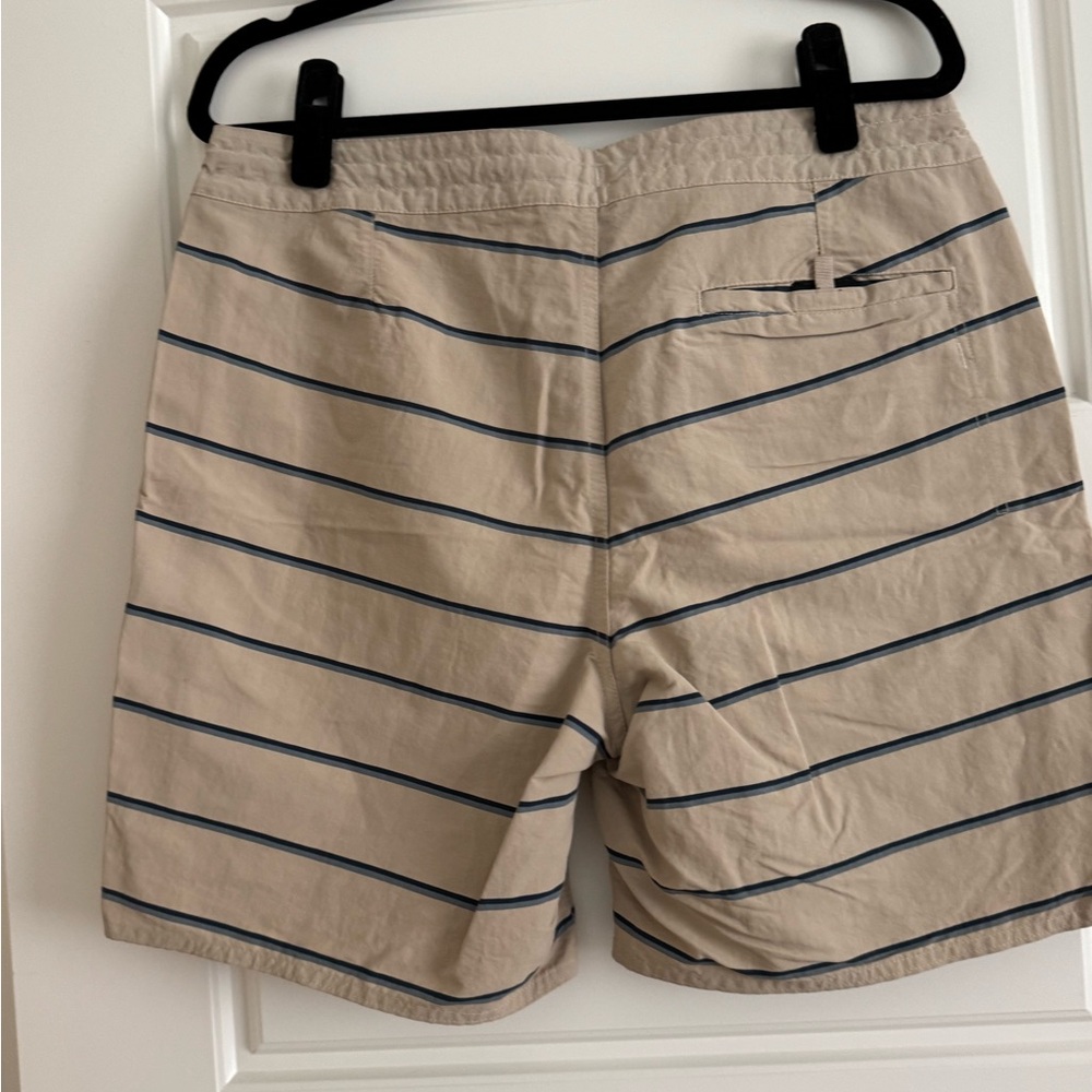 Patagonia Tan and Black Board Shorts Lightweight Swimwear - Picture 4 of 6